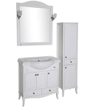 Комплект мебели для ванной ASB-Woodline Салерно 80см 969601