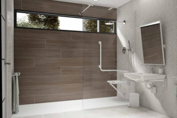 Раковина керамическая Nofer для людей с ограниченными способностями H5