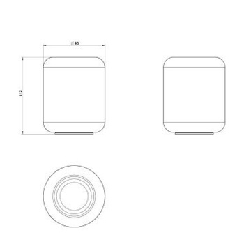 Стакан Gessi Goccia 38035.031 Chrome