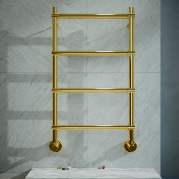 Полотенцесушитель водяной Margaroli Sole 4423704ORBN 72x44 бронза