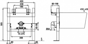 Инсталляция для унитаза Jacob Delafon E29025-NF