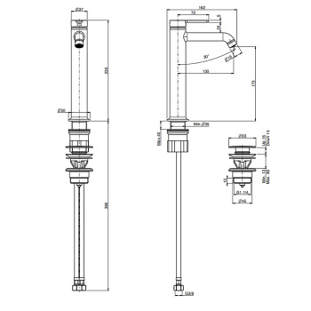 Смеситель для раковины Fima Carlo Frattini Snap F3111LCR хром