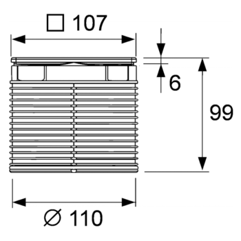 Решетка для душевого трапа Tece Tecedrainpoint S 11 3660007 сталь