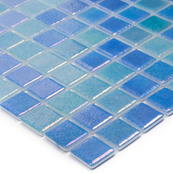 Мозаика на сетке Vidrepur Shell Mix Blue 551/552 м2