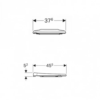 Крышка-сиденье для унитаза Geberit Renova 500.679.01.1