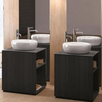 Раковина накладная Cielo Fluid FLLA45 FN 45 см коричневый