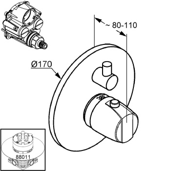 Смеситель для душа Kludi Mx 358350538