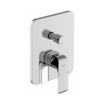 Смеситель настенный с переключателем Ravak Flat FL 065.00 для R-box X070123