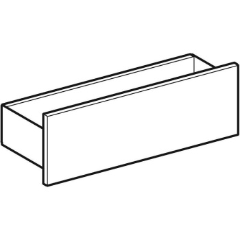 Полка Geberit Acanto 45 500.617.JK.2 Темно-серый