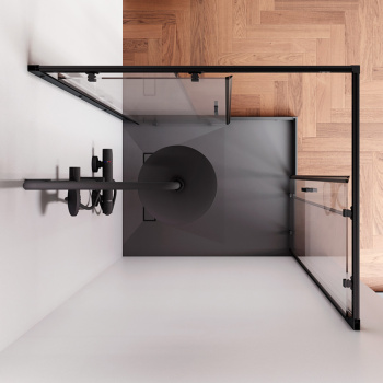 Душевое ограждение AM.PM Gem S 100х80 W93G-404-100280-BT