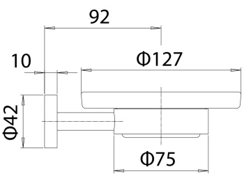 Мыльница Mamoli ACCESSORI BAGNO 6740001