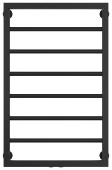 Полотенцесушитель водяной Сунержа Канцлер 800х500 31-0254-8050 матовый черный