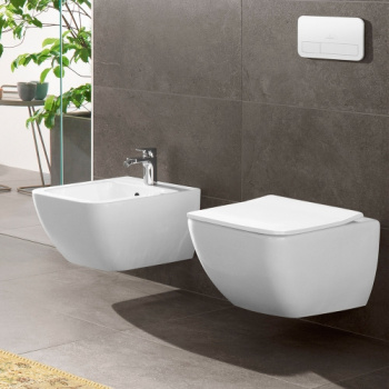 Подвесной унитаз Villeroy&Boch Venticello alpin 4611R0R1 Сeramicplus