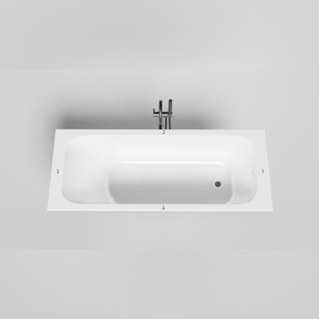 Ванна из искусственного камня Salini Orlanda 170x70 102011MF