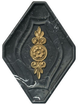 Плитка 11108-0268 Inserto Pegaso Negro 15*11.5