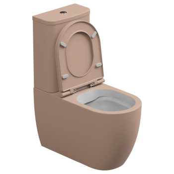 Чаша напольного унитаза GSG Ceramic Design Like White/Cipria Matt LKMBLBI000/032P