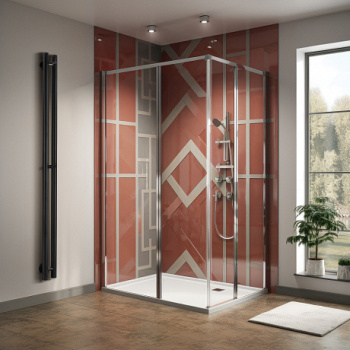 Полотенцесушитель водяной Secado Бергамо 2К 4673739248478 100х10 черный