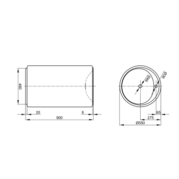 Раковина встраиваемая диаметр Bette Lux Oval Couture A220 HLW1, TX-016