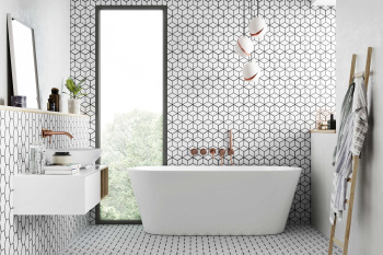 Керамогранит Rhombus Black 51x26.5