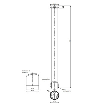 Удлинительная трубка для сифона Gessi 28767.031 Chrome