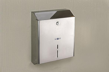 Диспенсер для бумажных полотенец антивандальный матовый Nofer 04010.S