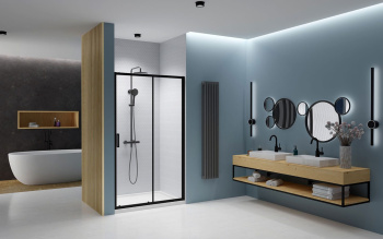 Душевая дверь Radaway Premium Pro Black DWJ 150 Left 1014150-54-01L