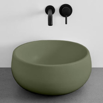 Раковина накладная Cielo Le Bacinelle BATO30 AG 30 см зеленый