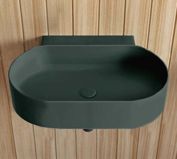 Раковина подвесная Cielo Mare MRLS70SF MU 70 см зеленый