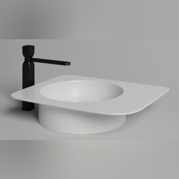 Раковина накладная Salini Ninfea 02 S-Stone 110521MF