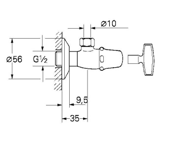 Вентиль Grohe Atlanta 22917000