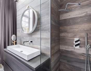 Верхний душ Ramonsoler настенный круглый нержавеющая сталь никель BHRM250NC