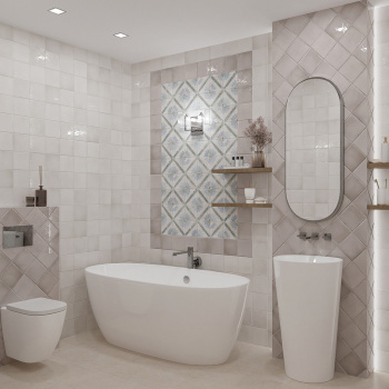 Керамическая плитка Eletto Ceramica Mate Decor Zellige 15x15 см 00-00108863