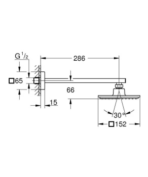 Верхний душ Grohe Euphoria Cub 26073000