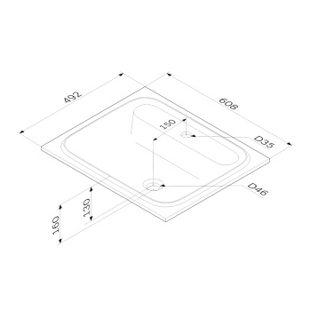 Мебельная раковина AM.PM Func M8FWPC0600WM