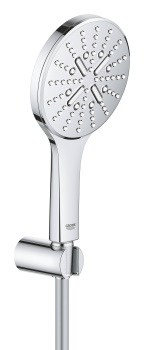 Душевой набор GROHE Rainshower SmartActive 130, 3 вида струй, хром 26581000