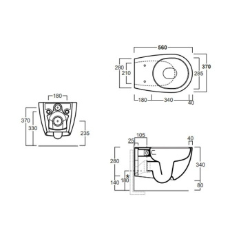 Крышка сиденье для унитаза Simas Vignoni VI 004 tela matt с микролифтом серый