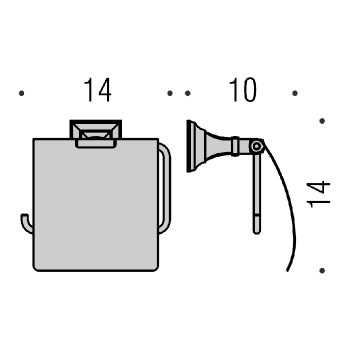 Держатель туалетной бумаги Colombo Portofino хром B3291.CR