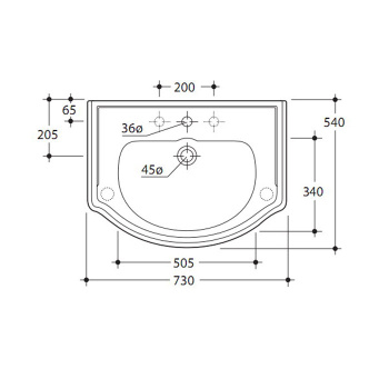Колонна под умывальники Kerasan Retro 55/69/73, черный глянцевый 107004