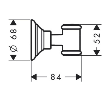 Axor Montreux Держатель ручного душа, цвет: никель шлифованный 16325820