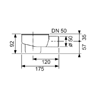 Сифон Tece 650001
