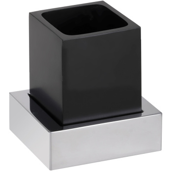 Стакан для зубных щеток Bemeta Gamma 145411012 черный черный