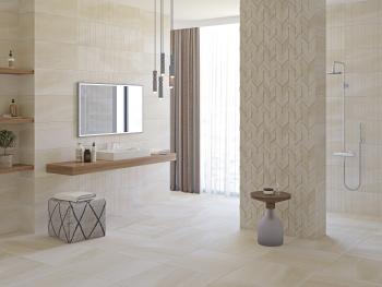 Керамогранит Villeroy&Boch 2393DB2M Декор Repose бежевый 30х30