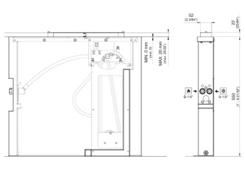 Скрытая часть для смесителя CЕА Design BOX 44