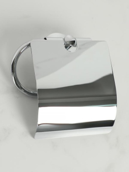 Держатель для туалетной бумаги Nofer с крышкой Monaco 16374.B
