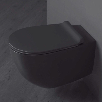 Крышка сиденье для унитаза Simas Vignoni VI004antracite matt/cr с микролифтом