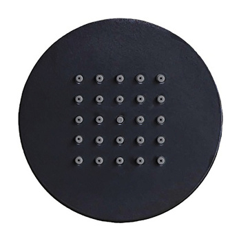 Bossini Cubic Форсунка для душа, боковая, настенная, цвет: черный матовый I00175.073