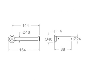 Держатель туалетной бумаги Ramonsoler медь PORT01CUC