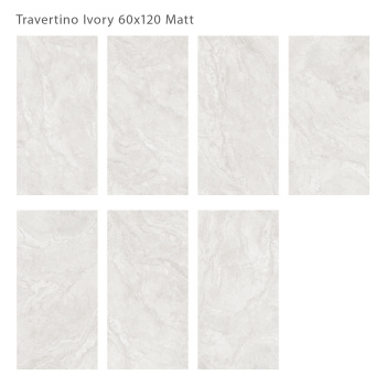 Плитка Staro Silk 60х120 Travertino Ivory 60x120 Matt м2