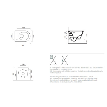 Унитаз подвесной Catalano Zero 111500001 белый глянцевый