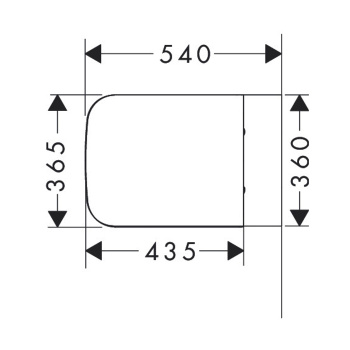Унитаз подвесной Hansgrohe CreekTide Q 60203450 с сиденьем и фиксатором крышки, белый